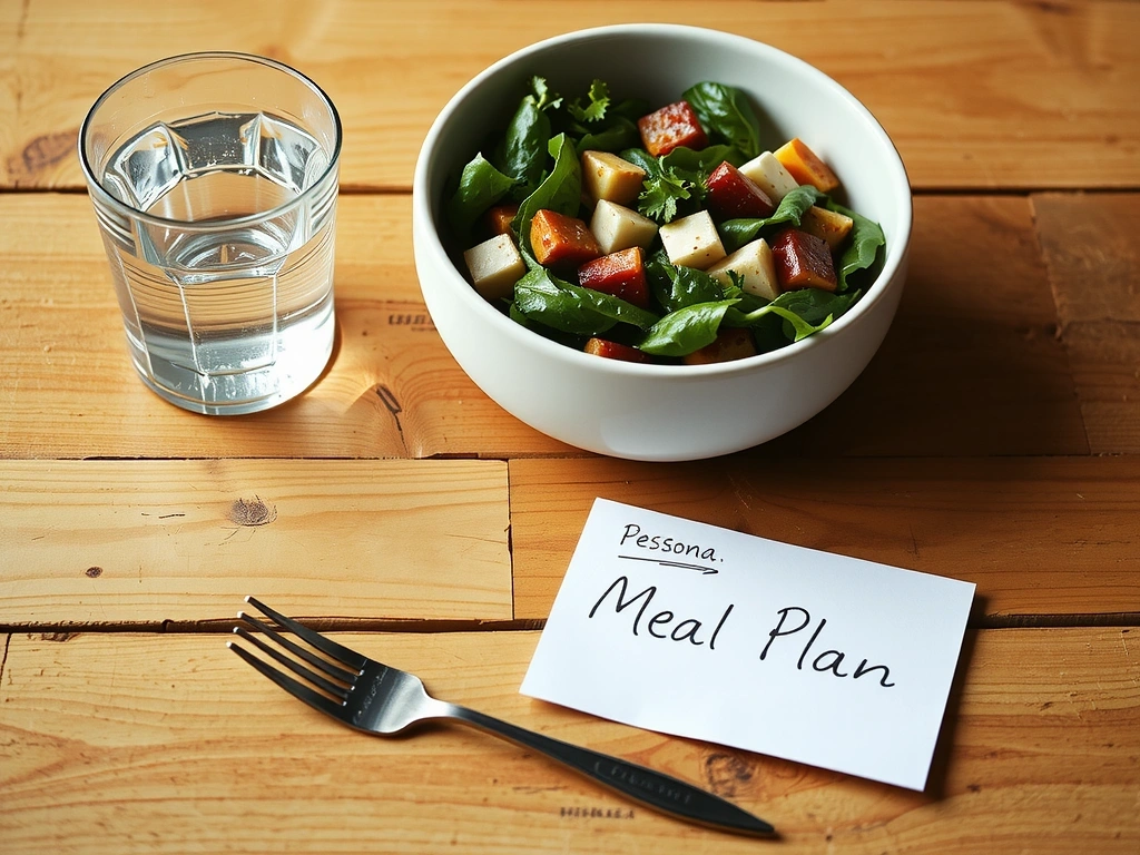 Przykładowy zdrowy posiłek w planie dietetycznym